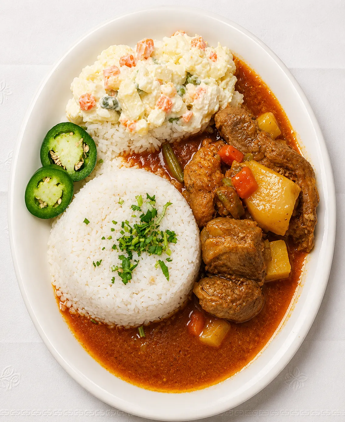 Costilla de cerdo guisada at Tikal Deli in Stamford CT